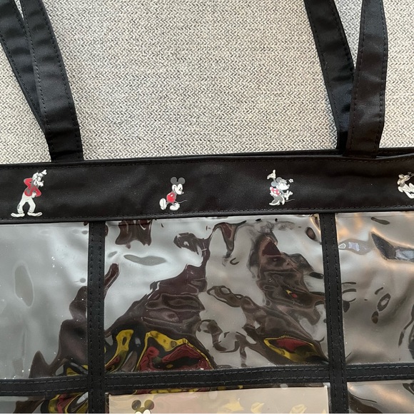 Disney Store Exclusive Mickey Mouse Black Photo Tote Bag 9 Pictures NWT - Picture 3 of 6